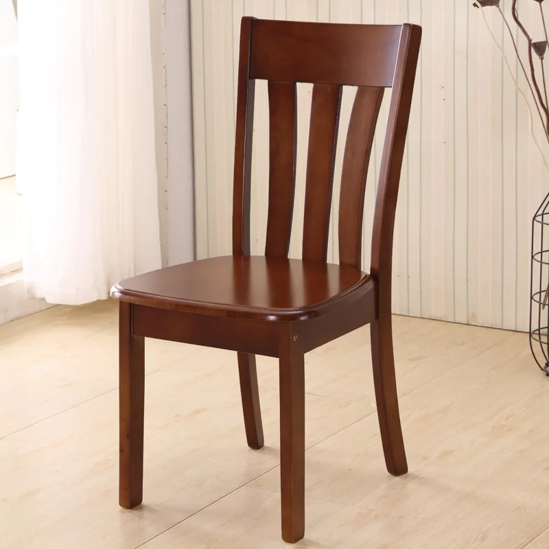 Stool Wood Dining Chairs Restaurant Backrest Living Room Simplicity Negotiations Dining Chairs Dressing Office Comedor Furniture