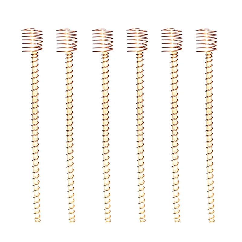 

6 Pack Electroculture Gardening Copper Coil Antennas for Growing Garden Plants Vegetables with Electro Culture Coils