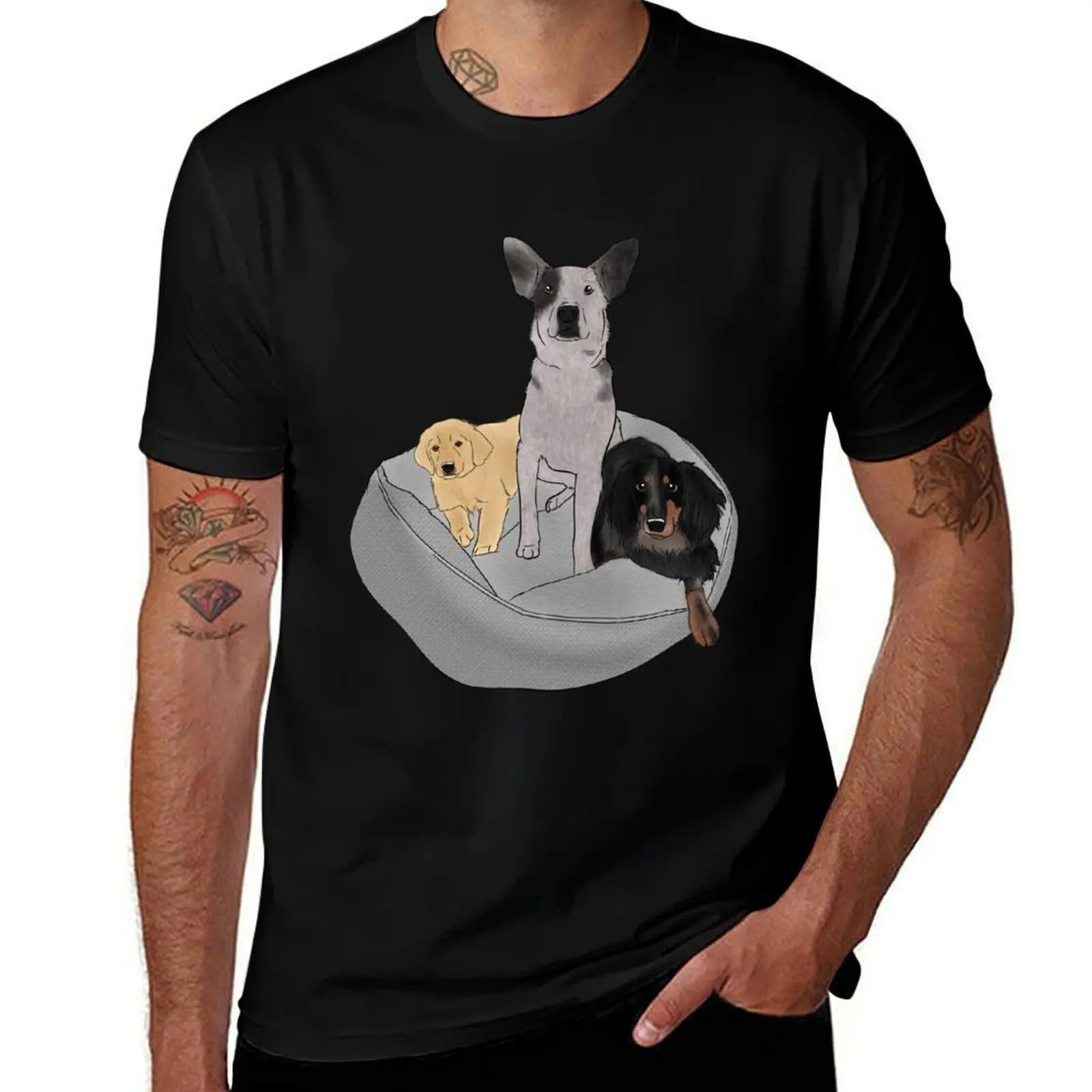 Nugget, Domino, and Grendel T-Shirt Minimal Art Print T-Shirt