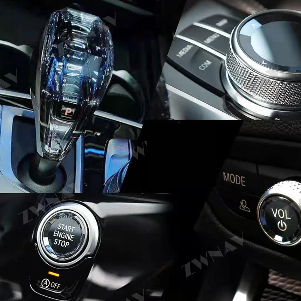 Gearbox Handles Stick Head Car Crystal Gear Shift Knob for  3 Series X5 X6 X7 Z4 2019 2020 Accessories High Quality