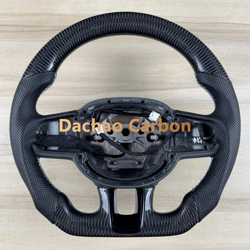 Real Carbon Fiber Steering Wheel For Volvo s60 s90 xc60 xc90 v60 High Quality Leather Custom Style