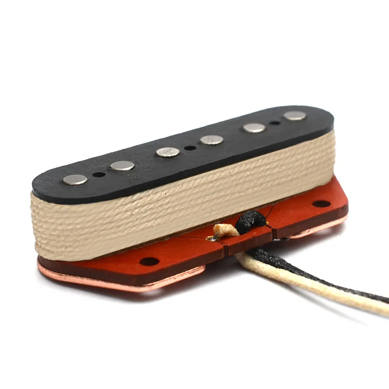 

Гитарный звукосниматель Alnico 5 TL Bridge Pickup с красным волоконным каркасом катушки 6.5K