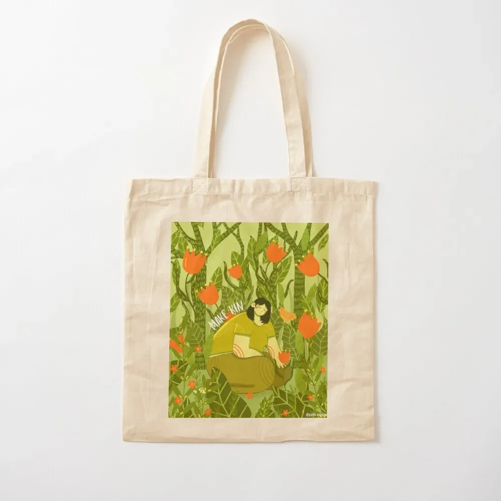 

Make kin Tote Bag tote bag canvas reusable shopping bags shopping trolley bag sacs de shopping