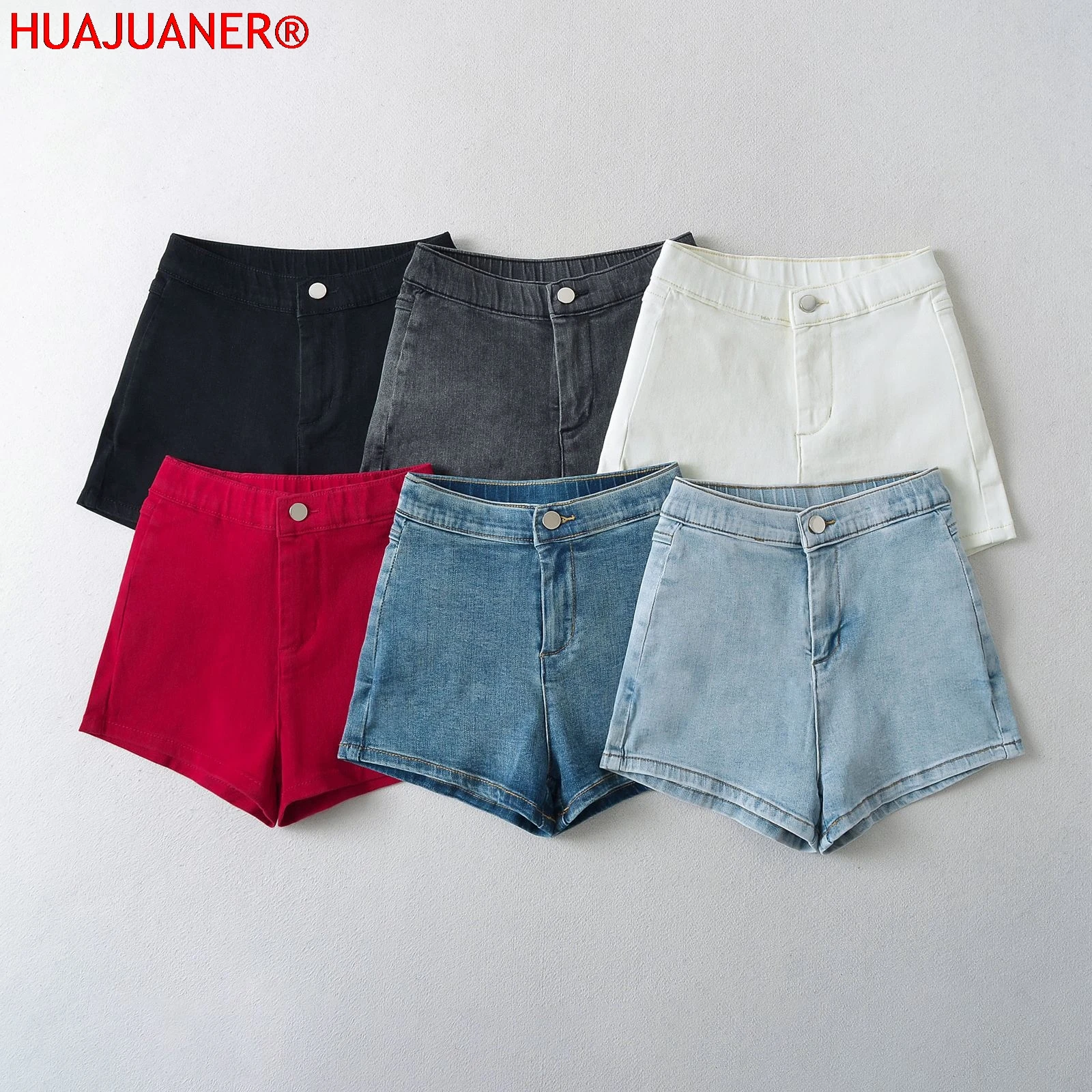 Women Shorts Denim High Waist Jean Slim Fit Sexy Jeans Casual Pockets Spliced 2026 Summer Short Straight Pants Basics Denims view 6