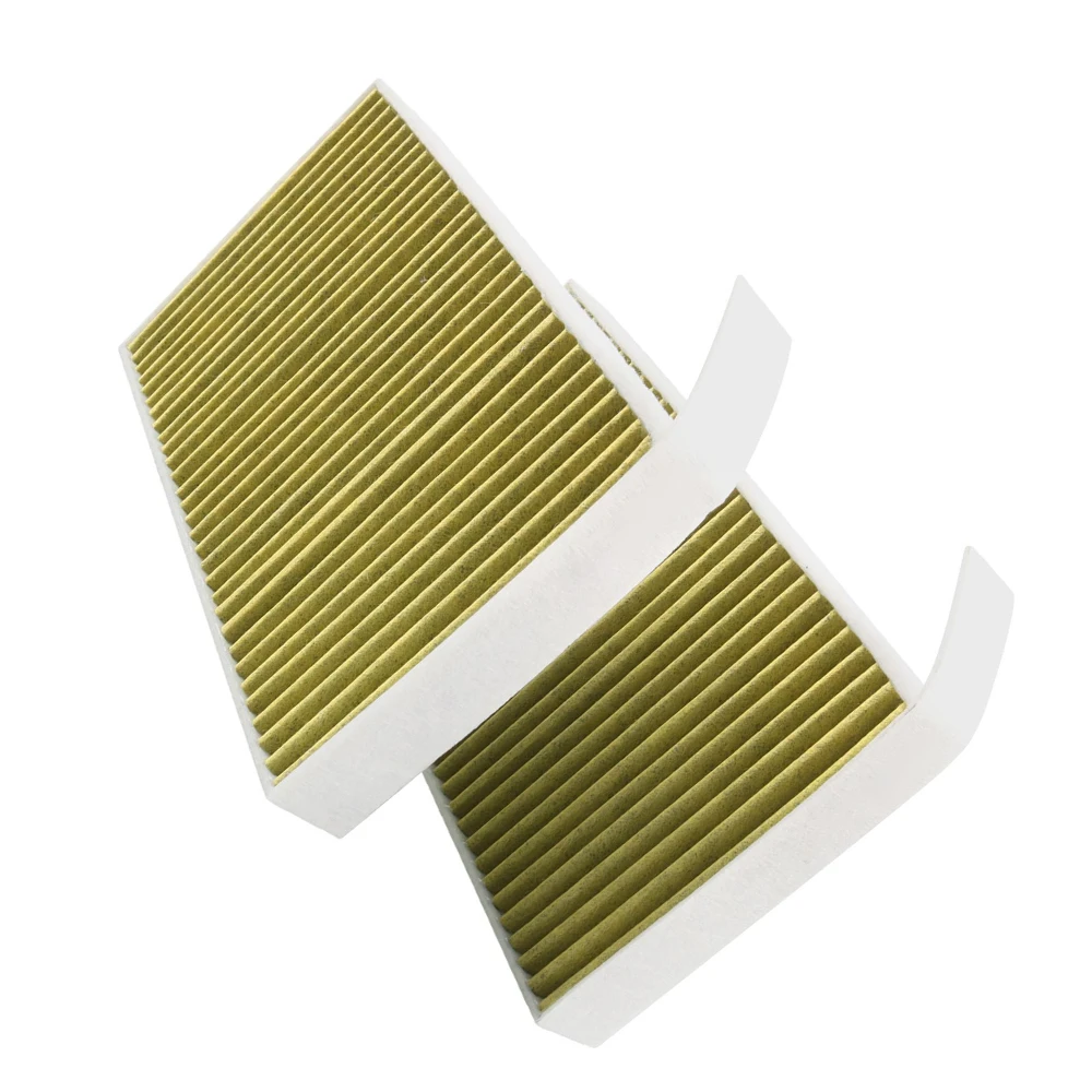 2 filtros de aire de cabina. 1107681 -00-A, 110768100 A para Tesla Mode 3 2017 2018 2019 2020, modelo Y 2020 accesorios de coche