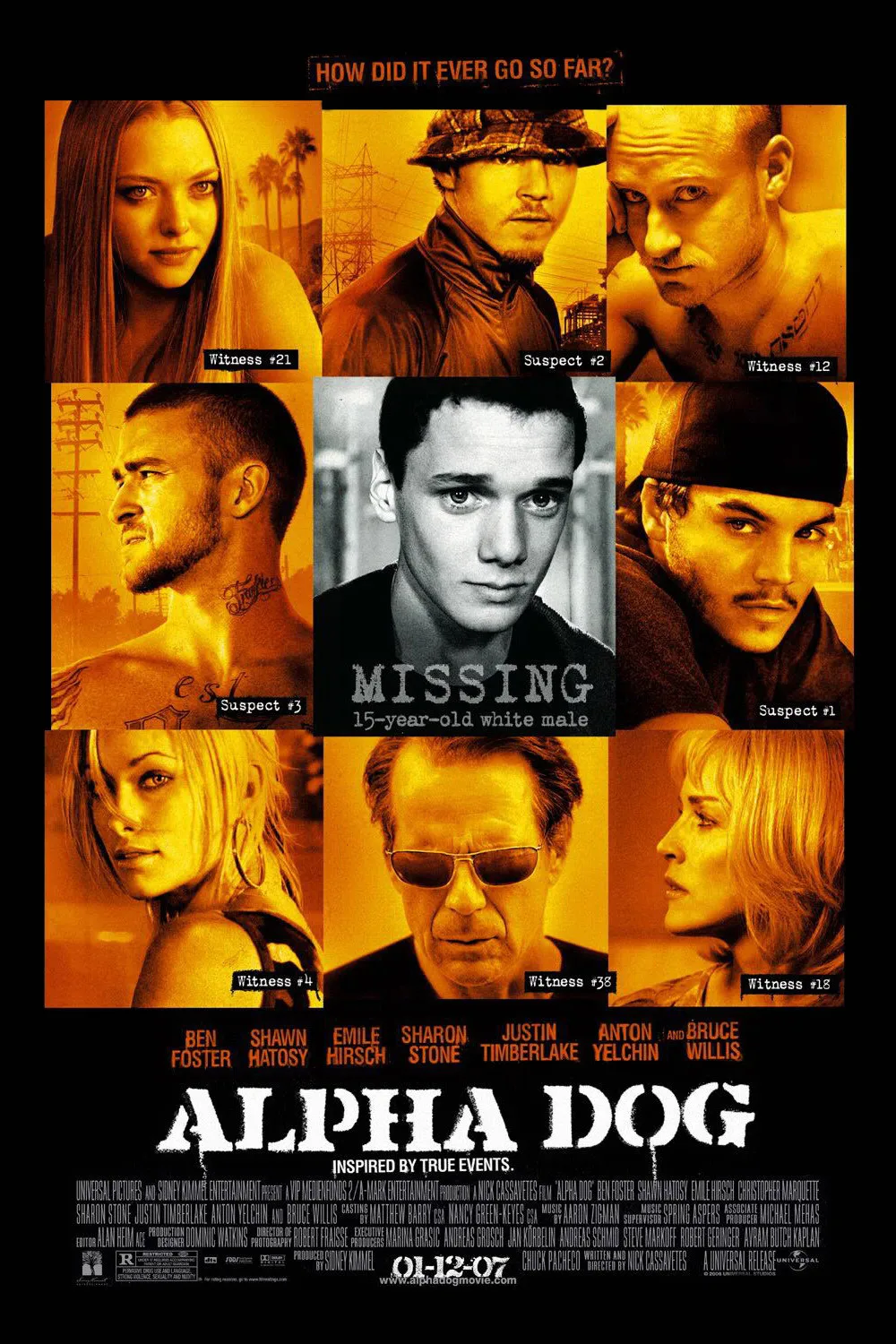 Classic Movie Alpha Dog (2006) Silk Poster Wall Painting Home Decor