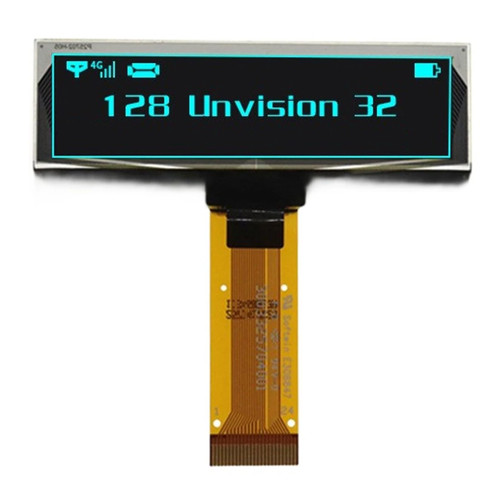 1pc 2.23 Inch For OLED Display With SSD1305 24 Pin 0.5mm Pitch Plug-in FPC 128x32 Pixels For SPI Interface Screen