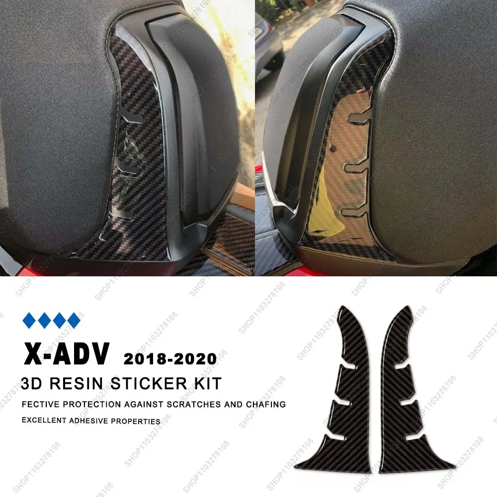 

For Honda X-Adv 2017-2020 2018 Motorcycle tank pad kit Protection Sticker Fuel Oil 3D gel Resin Stickers kit