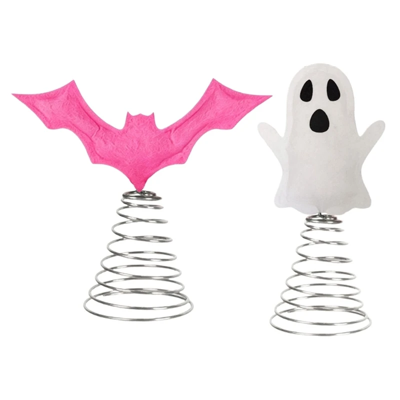 Lustige, von Halloween inspirierte Weihnachtsbaumspitzen verleihen Ihrer saisonalen Dekoration Spaß. Feierliche – Detail 1