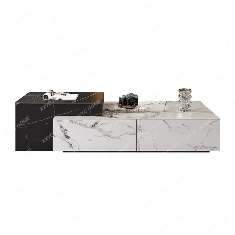 

Minimalist Rock Slab Coffee Tables Villa Living Room Coffee Table Creative Center Home Furniture