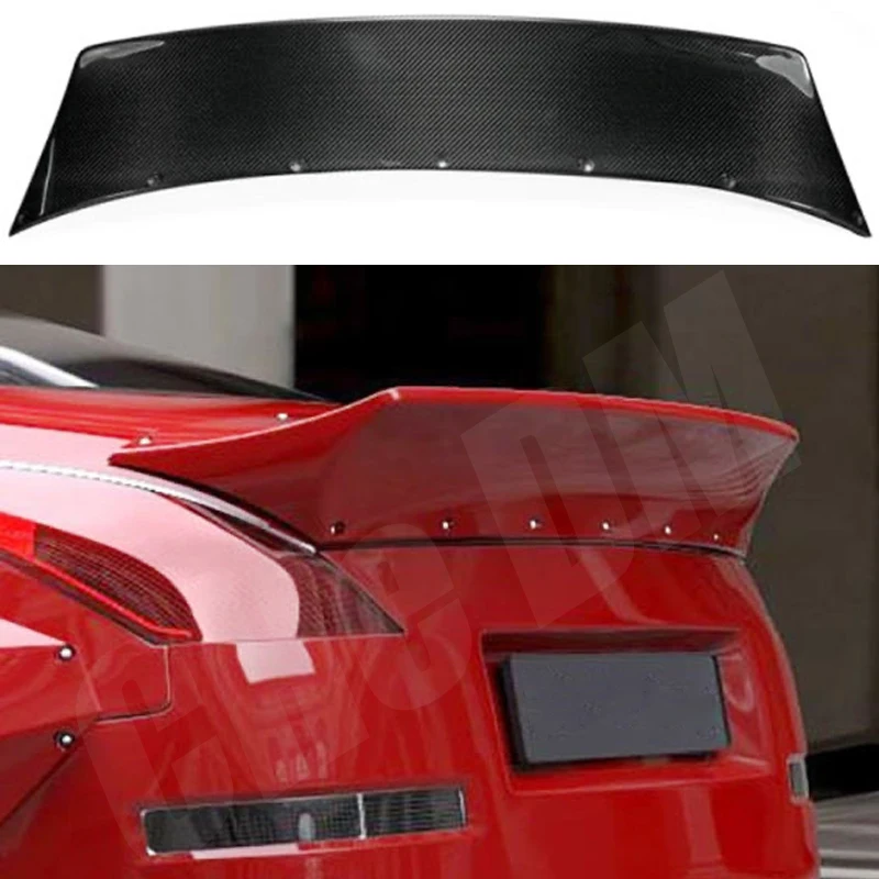 

For 2003-2008 Nissan 350Z Fairlady Z34 | Rocket Bunny Style Duckbill Rear Trunk Lid Wing Spoiler (ABS Plastic - Matte Black)