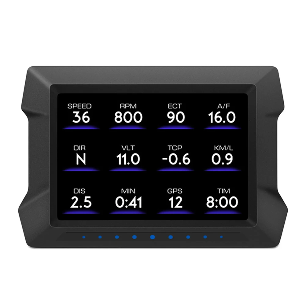 Universal P22 Car HUD Head Up Display Digital GPS Smart Speedometer OBD2 Scanner