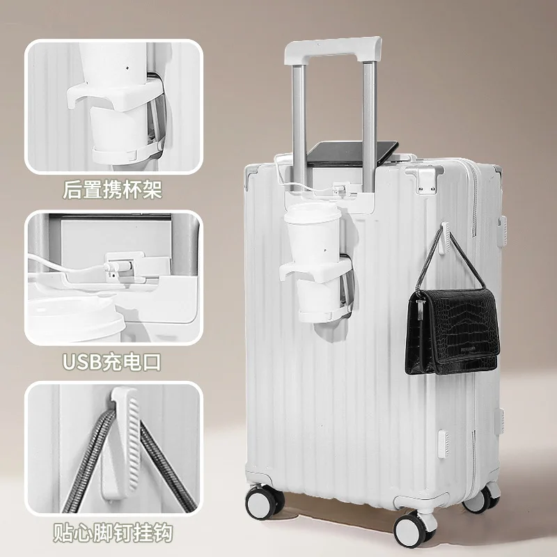 Trolley case 2023 new travel case universal wheel sturdy and durable password box