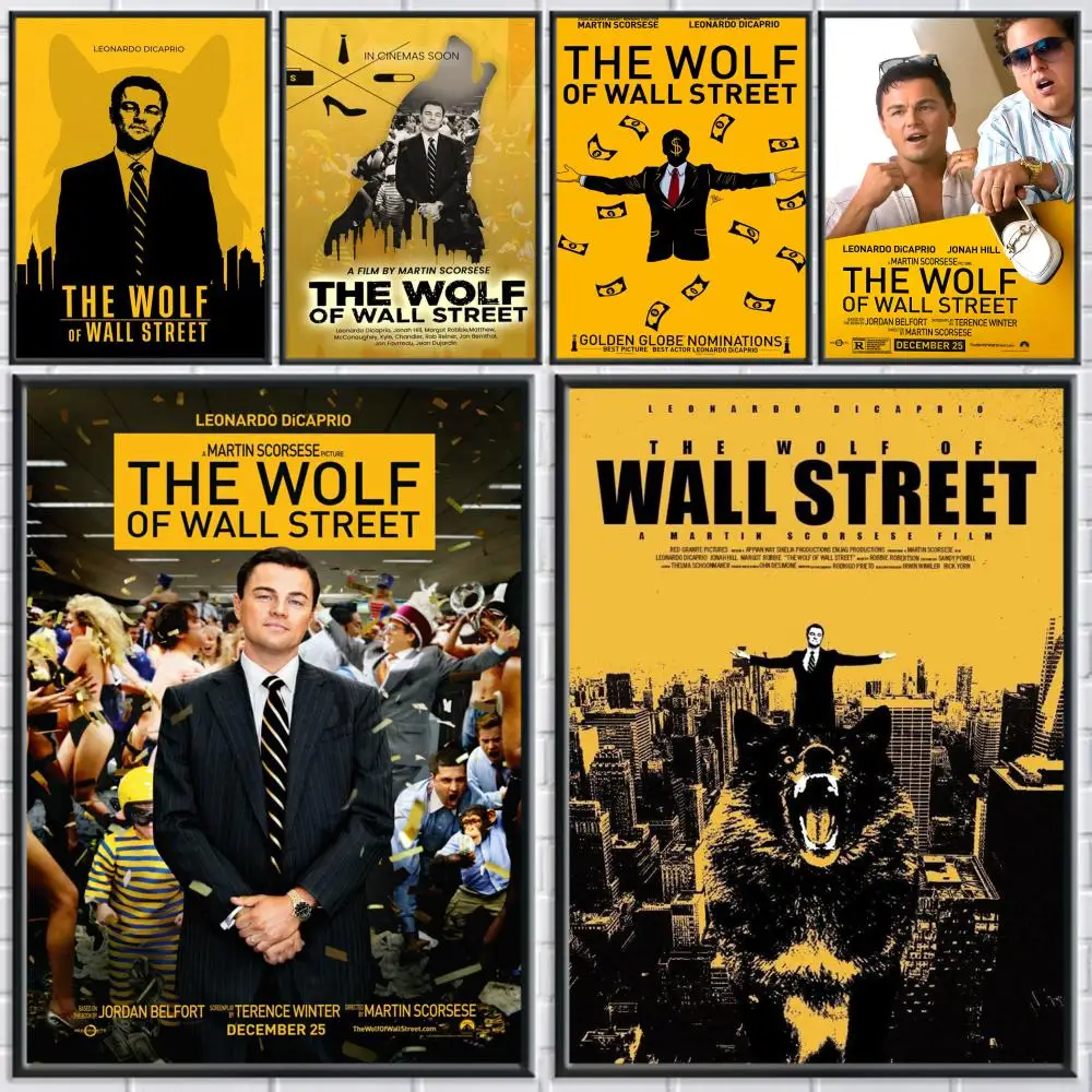 

Movie The W-Wolf of Wall Street Poster Holiday Gifts Designed For Home Restaurant Office Space Corridor Wall Art