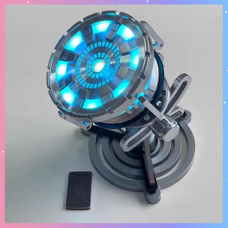 

Iron Man MK3 V3 Arc Reactor Action Figure With LED Light HCMY Edition Alloy Modle Toy Room Desktop Decor Collection Adult Gift