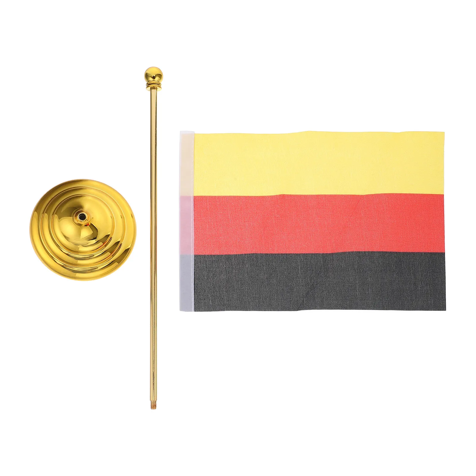 Germany Flag Mini Table Banner Holder Iron Base Conference Room Decoration Desk Flag Stand Office Meeting Display