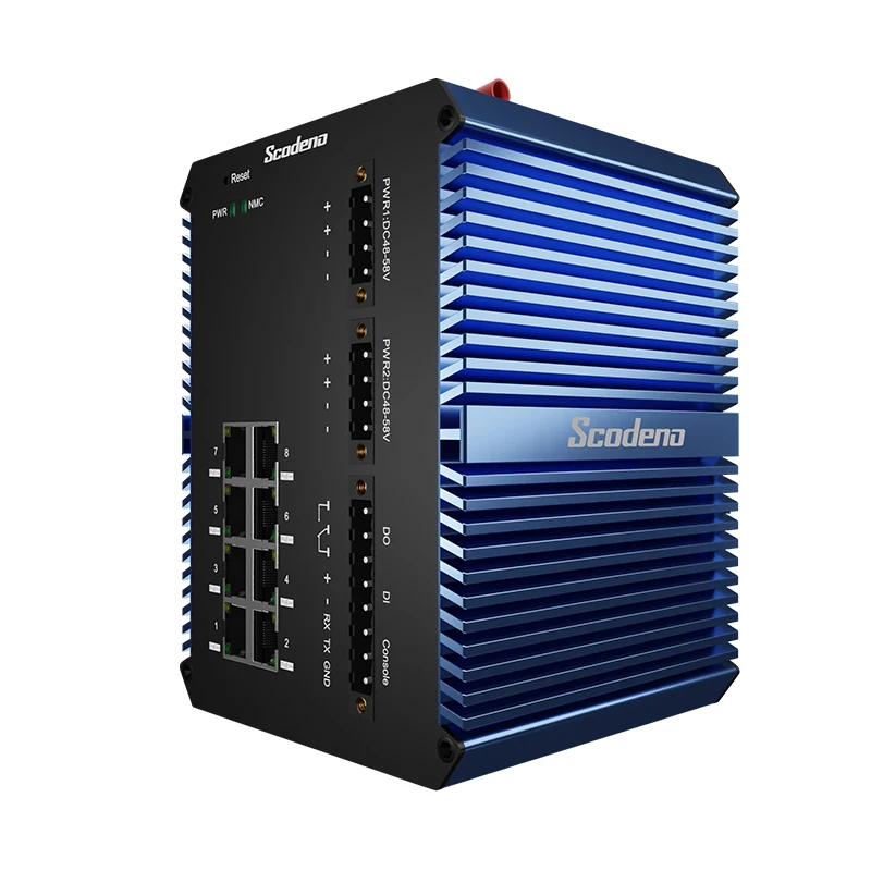 

Industrial L3 Gigabit Managed PoE++ Switch, 8 x PoE++, 720W PoE++ Power Budget, IP50, -40~75°C, DIN-Rail