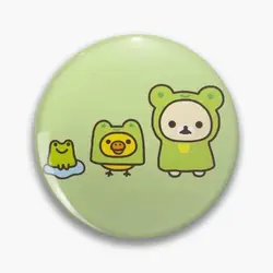 frog rilakkuma and friends ! Pin Buttons Brooches Jewelry Accessory Customize Brooch Fashion Lapel Badges