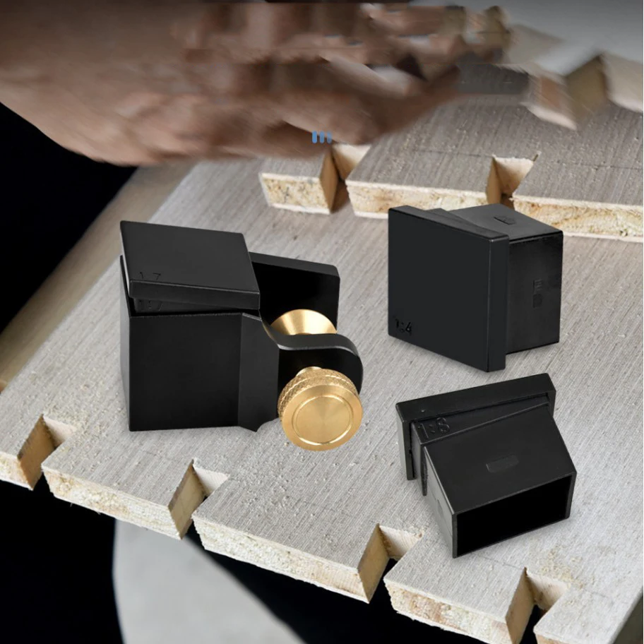 

Dovetail Tenon Gauge, Manual 90 Degree Right Angle Saw Cutting Gauge Tenon Joints Gauge Hand Saw Guide, Woodworking Marking Tool