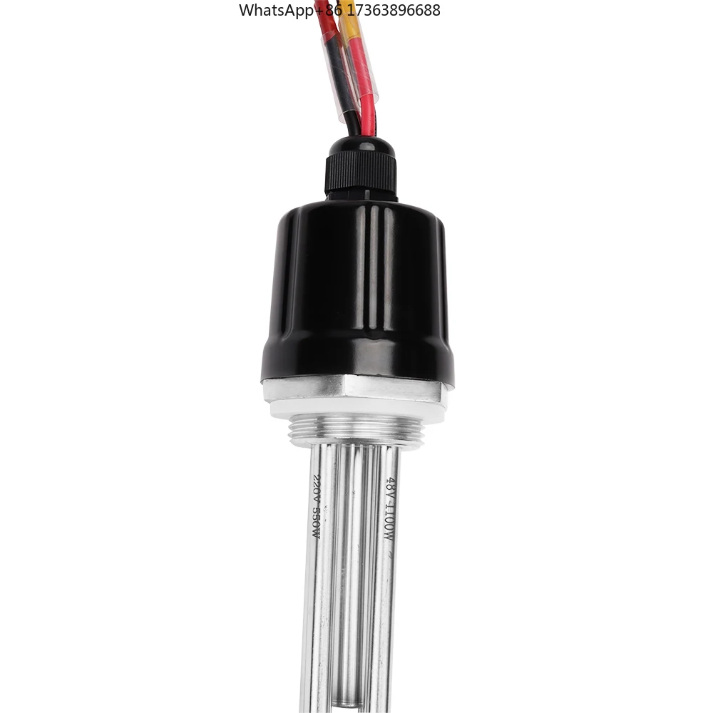 Temperature Selectable 48v 500w &220v 800w  Dual VOLTAGE Water Heater element With Thermostat Electric Heating  Heater