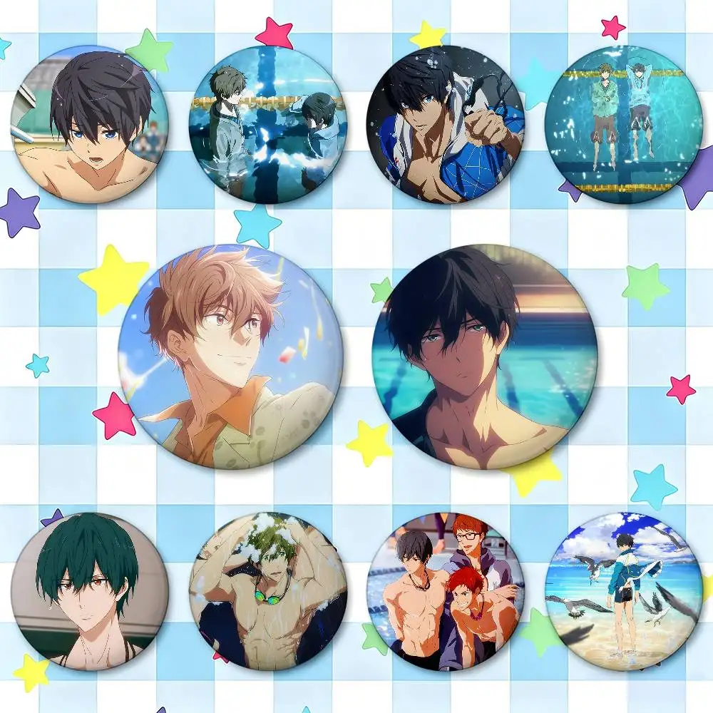 Free High Speed Badges Button Round Creative Pin Brooch Badge Bag Decor Accessories Fans Collect Friends Gifts