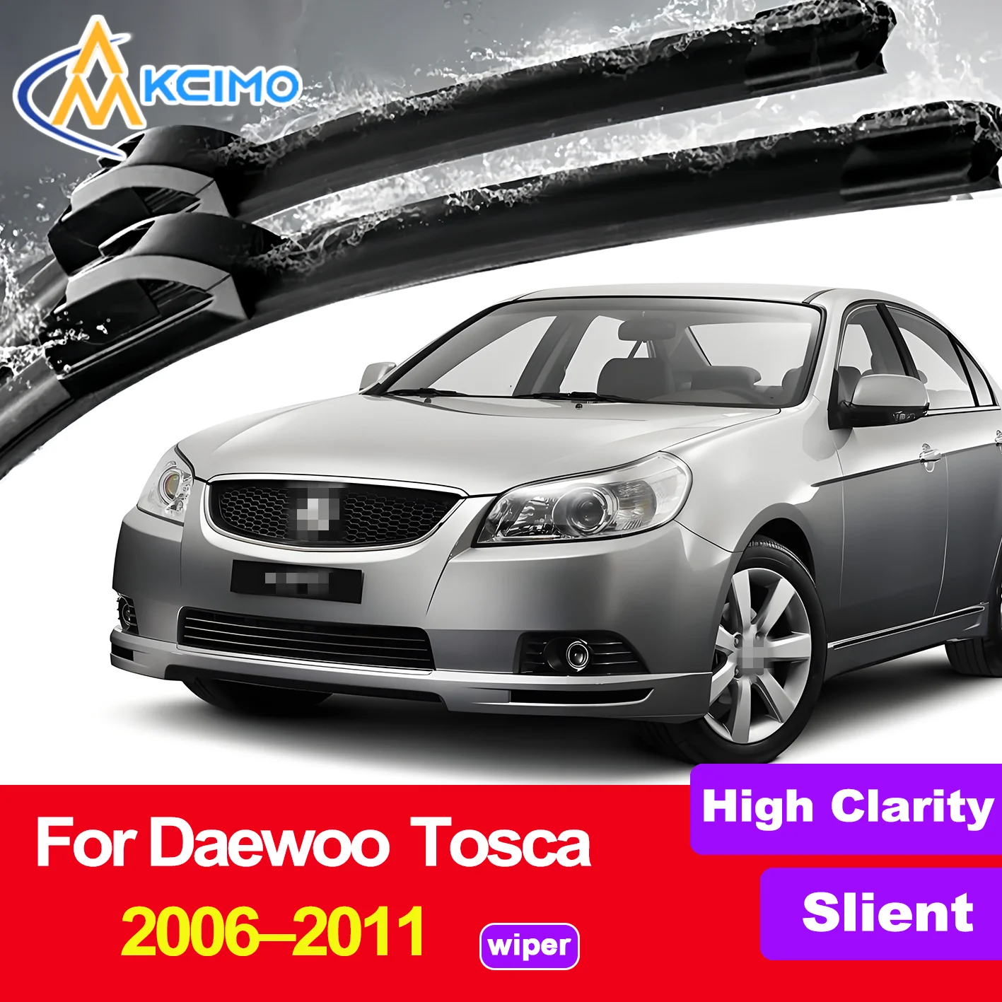 

2PCS HD Car Windscreen Wipers for Daewoo Tosca V200 2006-2011 Chevrolet Epica/Chevrolet Tosca/Holden Epica Front Windshield Acce