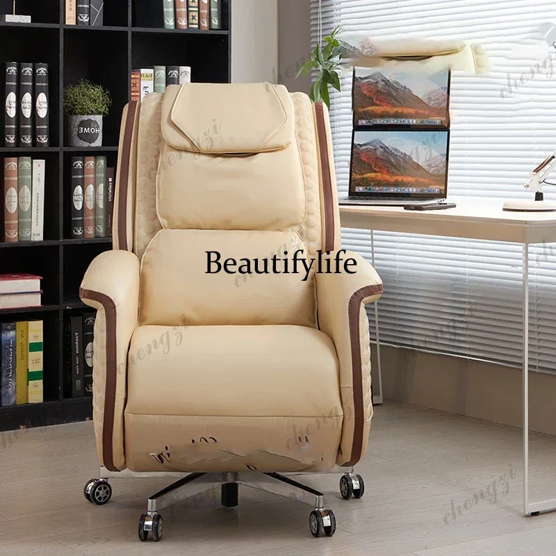Y136  Chairs Living Room Rotating Chair Design Relax Comfortable Office Wheels Computer Armchair Silla Oficina Advanced Recliner