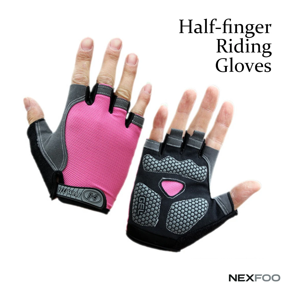 

1 Pair Fingerless Cycling Gloves Thickened Non-Slip Shock-Absorbing Breathable for Outdoor Road Biking MTB Sports Accessories