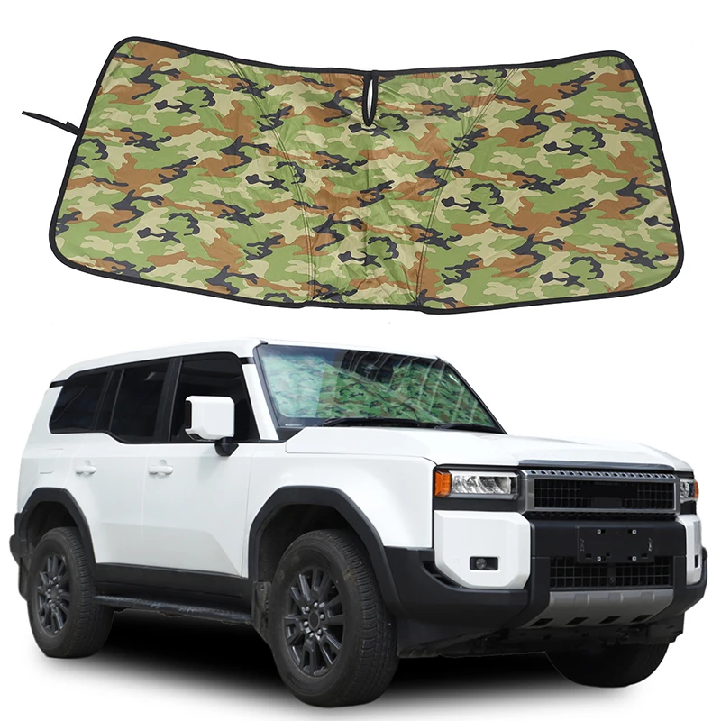 

Aluminum Foil/Silver Tape For Toyota Land Cruiser Prado 250 LC250 2024+ Car Front Windshield UV Sunshade Decorative Accessories