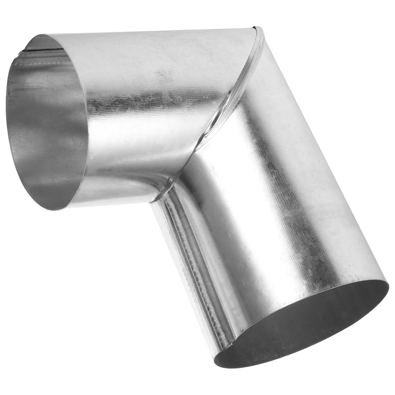 

Chimney Flue 10cm Bend Pipe Stove Durable Flame Retardant Anti Leakage Kitchen Exhaust Hose Ventilation System