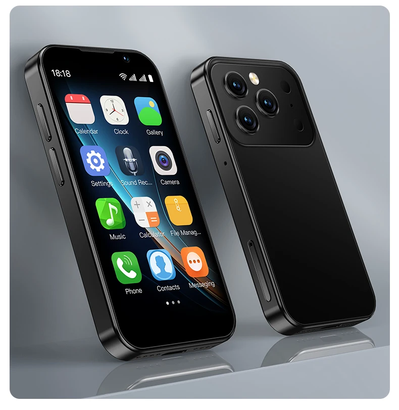 2026 SERVO 3G Super Mini Smartphone Android 9.0 OS 2GB+16GB WiFi Hotspot Play Store Face ID 3.0" Pocket Smart Phone 2SIM Standby