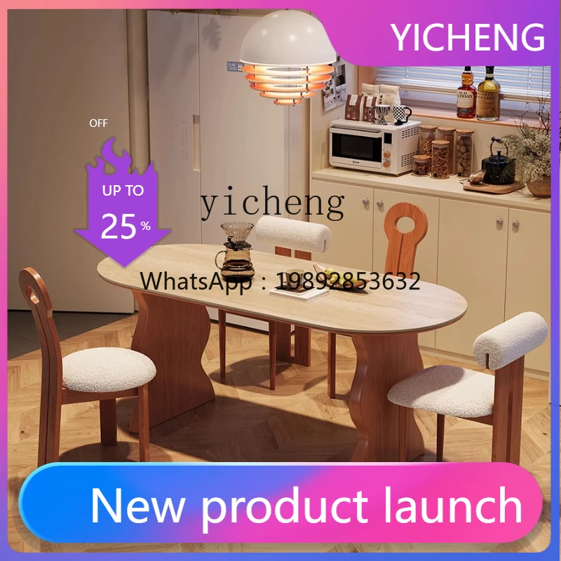 

Simplified Furniture Ripple Dining Table Ash Wood Medium Antique Dining Table Travertine Slate