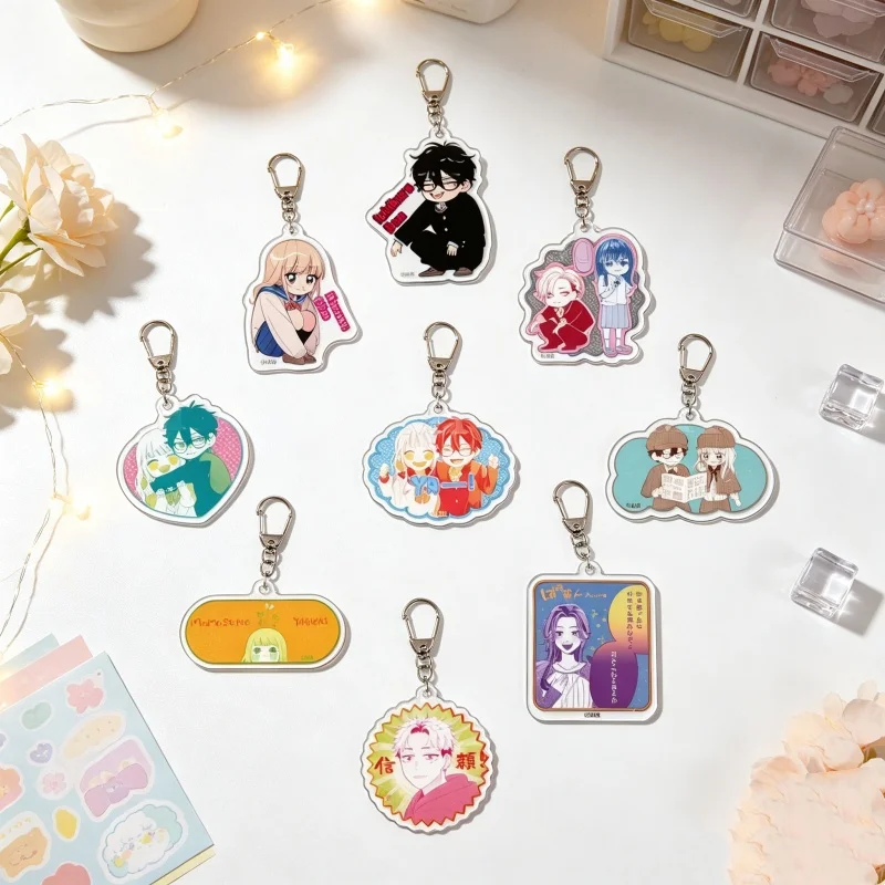 6Cm Bag Charm Acrylic Keychain Bag Pendant Pjsk Tenma Tsukasa Otori Emu Kusanagi Nene Kamishiro Rui Anime Keychain An Shiraishi