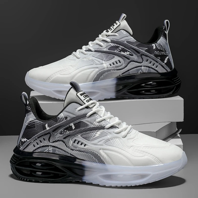 حذاء الجري MAEDEF للرجال خفيف الوزن وغير قابل للانزلاق، حذاء رياضي مريح للتمرين للرجال، حذاء مشي للتدريب، حذاء رياضي