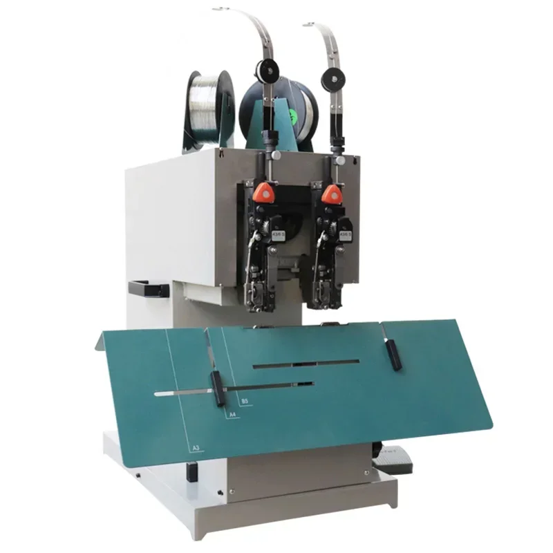 

Hot Sale Double Head Saddle Stitcher Wire Binding Machine High Speed Saddle Binding Machine Stapler Folding Machine