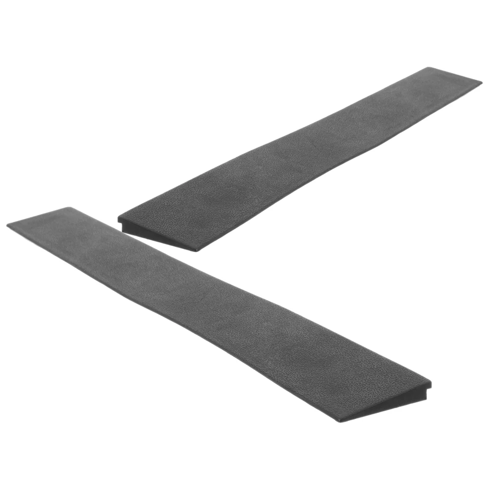 

2pcs Crawling Pad For Sweeping Robot Lightweight Portable Anti-Slip Threshold Ramp Home Use Indoor Step Solution Rubber Riser