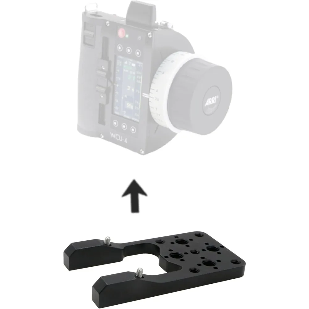 

Alvins WCU-4 Base Plate Mounting kit for ARRI Wireless Focus Hand Unit with 1/4" 3/8" Screw Holes Compatible with K2.0006501