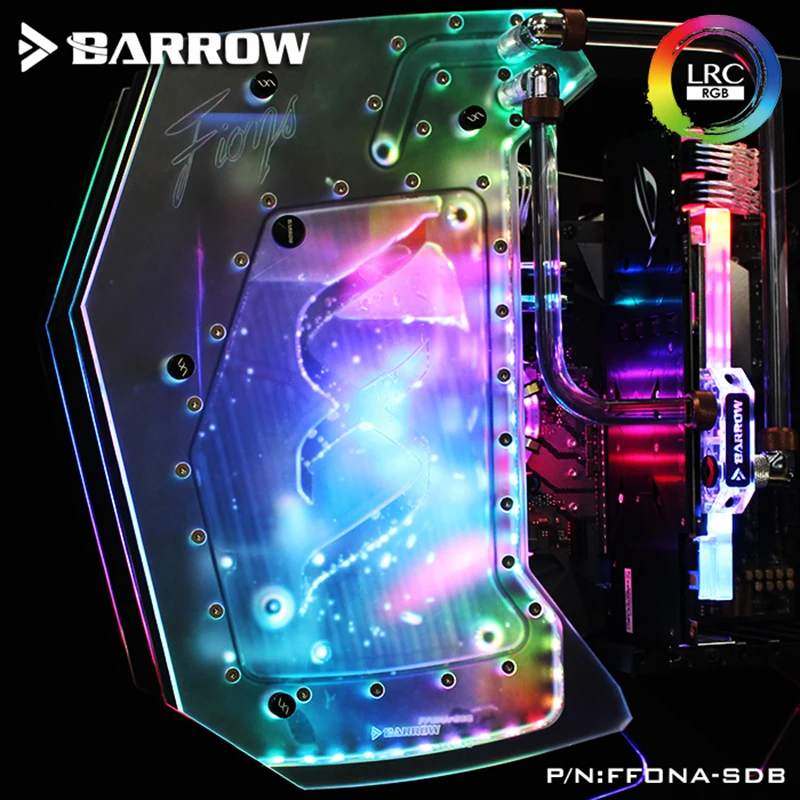 Barrow FFONA-SDB,Waterway Boards for FUXK Butterfly FIONA Open-Type Case,for Intel CPU Water Block & Single GPU Building