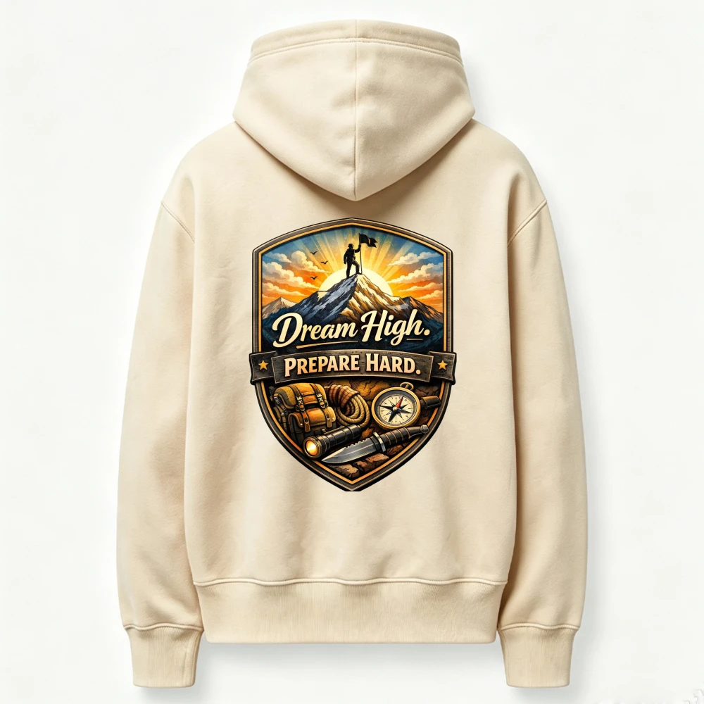 Sweat-shirt à capuche graphiqu - Outdoor Adventure Backpack avis et prix