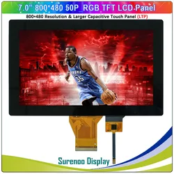7,0-дюймовый 800*480 50P_24-битный интерфейс RGB TFT ЖК-модуль Экран дисплея Монитор и резистивная емкостная сенсорная панель FT5426 I2C