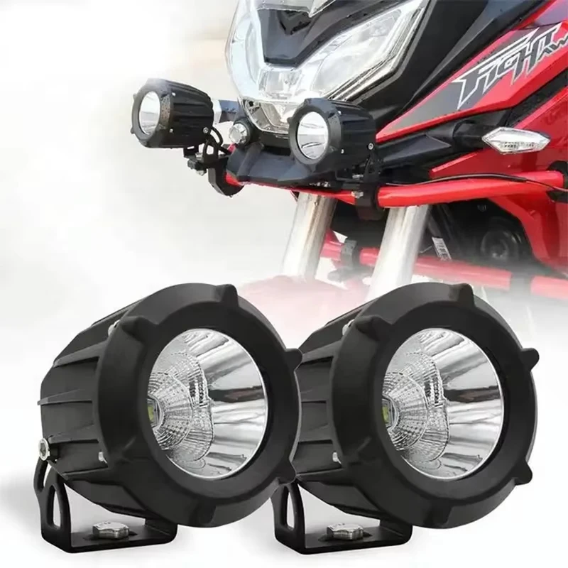 

Motorcycle LED Fog Light Spotlight Universal Headlight Auxiliary Driving Lights For Off-road Truck Tractor Trailer ATV UTV