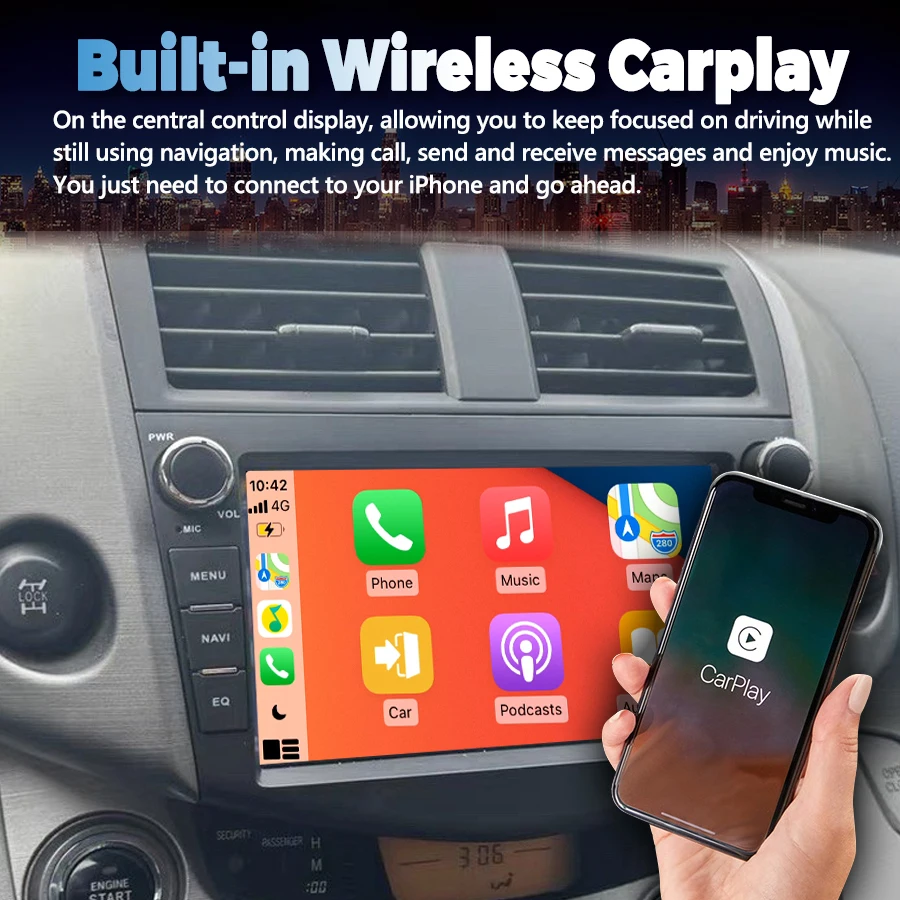 Android 13 Car Radio Multimedia for LANCIA YPSILON 2012 2014 2016 2018 2020 Wireless Carplay 4G Wifi GPS DSP UI theme Stereo