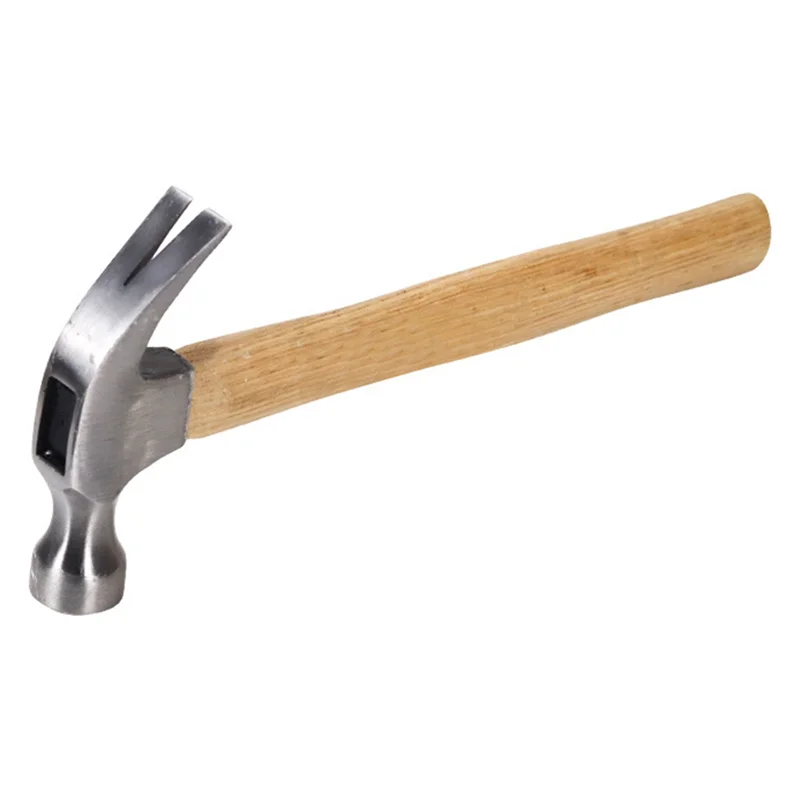 B45C สูงคาร์บอนเหล็ก Claw HAMMER งานไม้ Multi-Function Shock Absorption ไม้ Handle ความทนทานรถในครัวเรือนเครื่องมือ