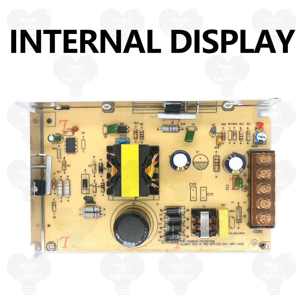 Image 3: Transformateur d'éclairage d'alimentation 12 volts, AC 110V 220V à DC 12V, adaptateur d'alimentation à découpage, Source DC12V 3A, pilote LED