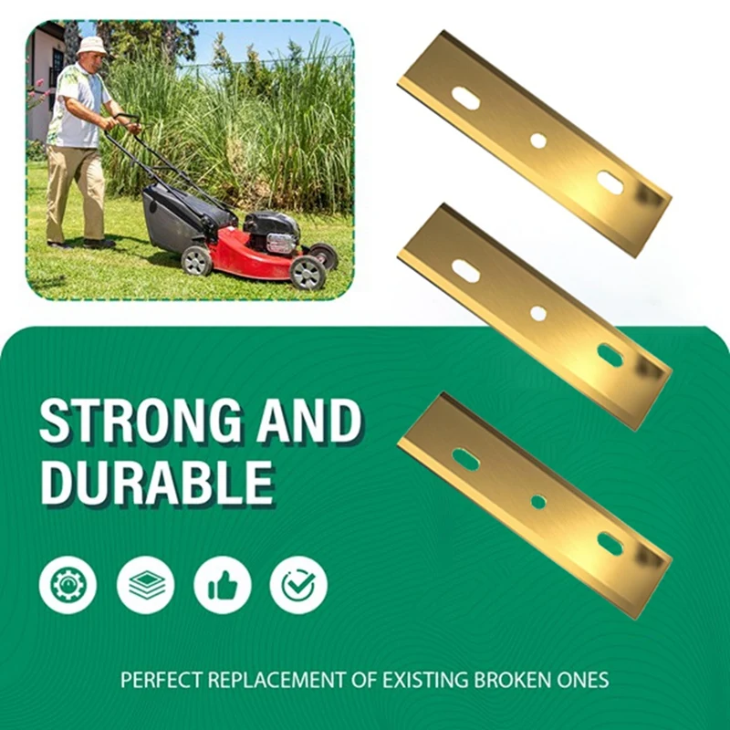 

A25F-Replacement Blades 12Pcs With Screws For ALK0 Smart Lawn Mower Robotic Lawnmower