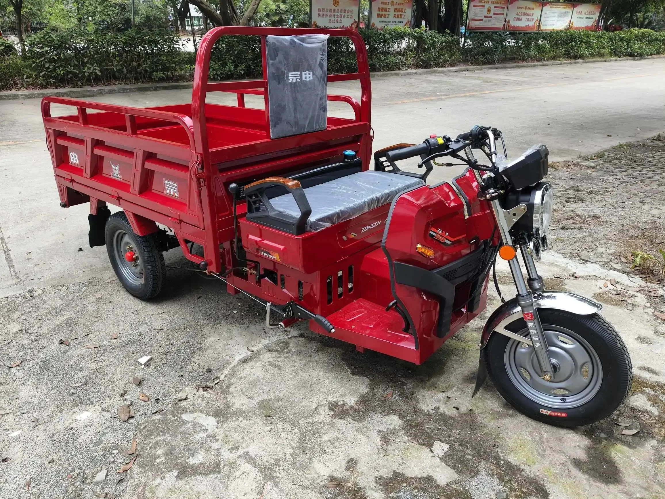 3 Wheel Adult 175cc Moto Cargo Dump Truck Tricycle Price Gas Tricycles