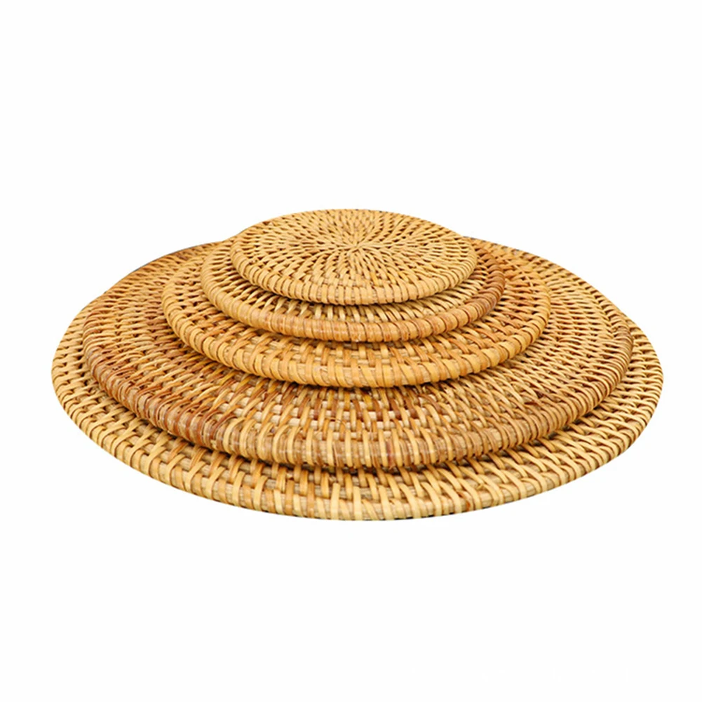 

Straw Placemats Insulation Pads Home Entertaining Dining Experience Easy Maintenance Environmentally Friendly For Bowls For Pots