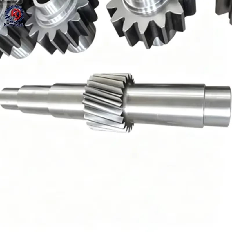 high quality KOMANSK Gear Shaft Supplier Customizable High Quality Spline Gear Drive Shaft Precision Transmission CNC Turning