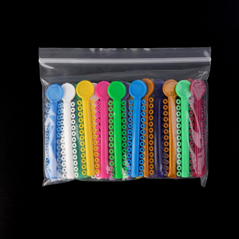 1040pcs Quality Colorful O Ring Bands Dental Orthodontic Elastics Ligature Ties for Dentist Brackets Braces Dentistry Products