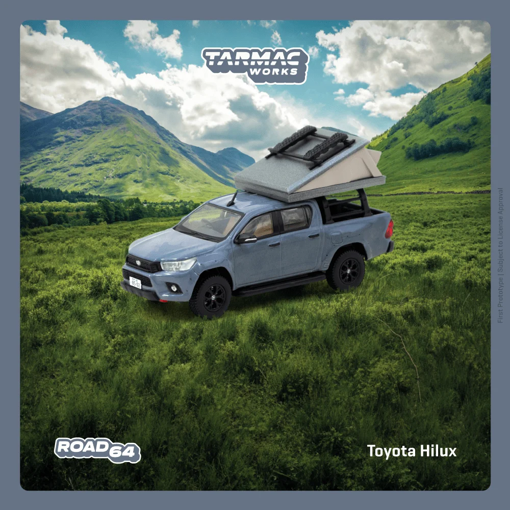 

TW1:64 Toyota Hilux, camping tent, car model